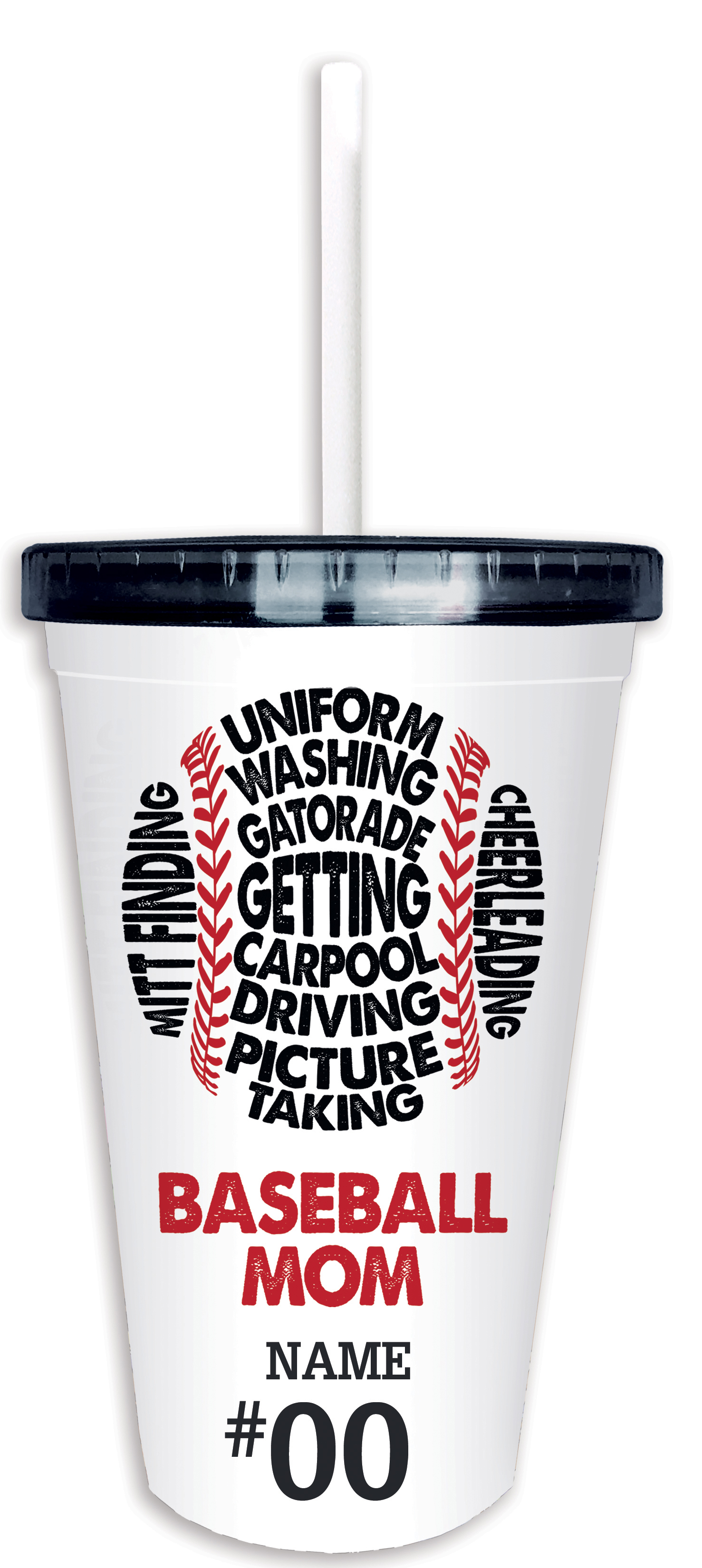 baseball mom cup