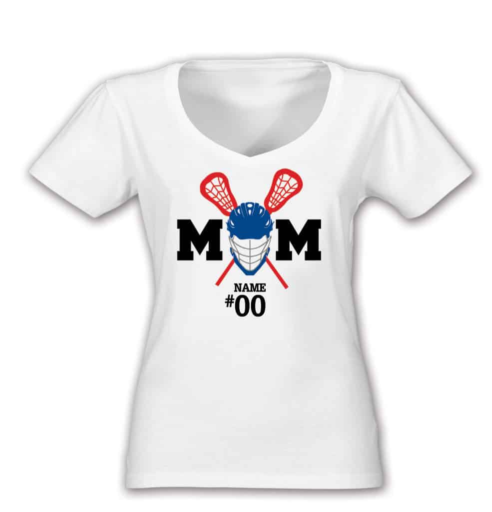 Lacrosse Mom Helmet Shirt Moms For Sports Custom Sports Products